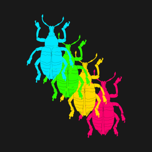 Weevil beetle (Curculionoidea) rainbow T-Shirt