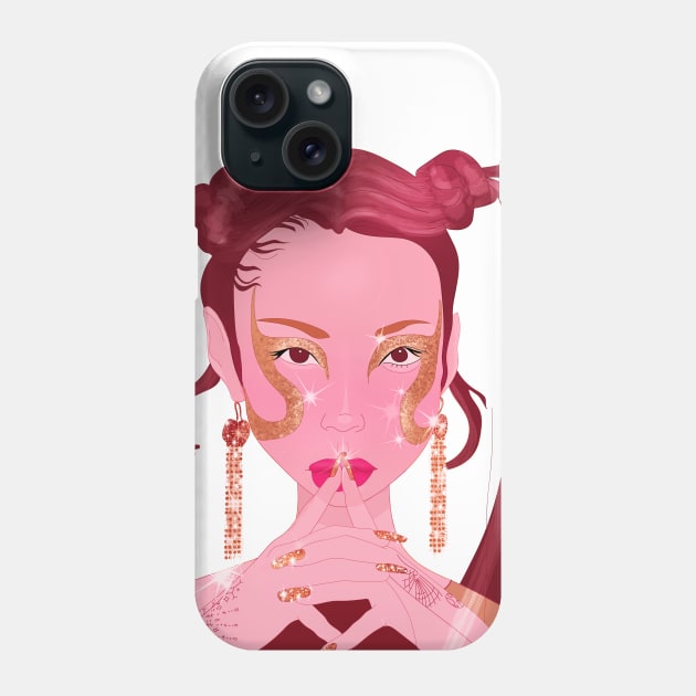 Sawayama Illustration Phone Case by Le petit fennec