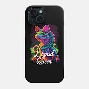 Lizard Queen Funny Bearded Dragon Lover Phone Case