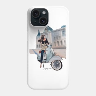 Motorcycle Girl Cartagena Palace Phone Case