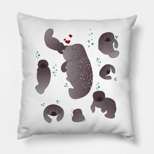 Save the Manatees Pillow