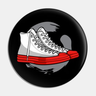 Egret Red Midsole Sneaker Pin