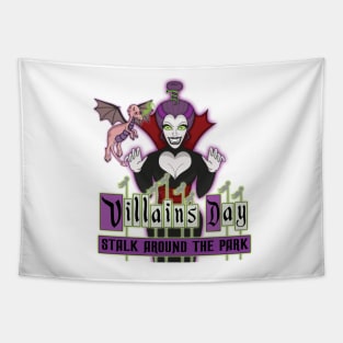 Villains Day Stalk Around The Park Tapestry