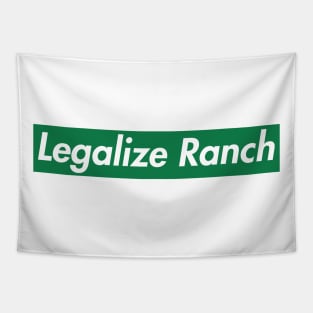 Legalize Ranch supreme boxlogo green Tapestry