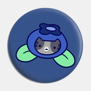 Blueberry Gray Tabby Face Pin