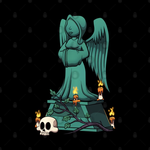 Angel Statue by TheMaskedTooner