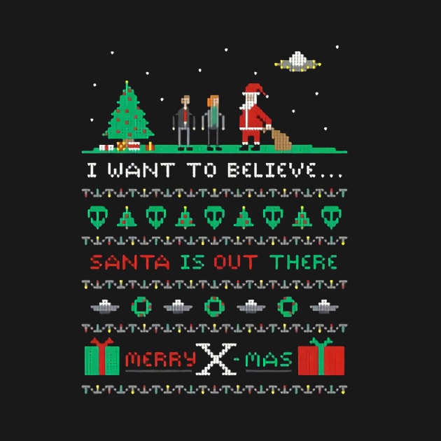 I Want to Believe Ugly Christmas by TomSchulze