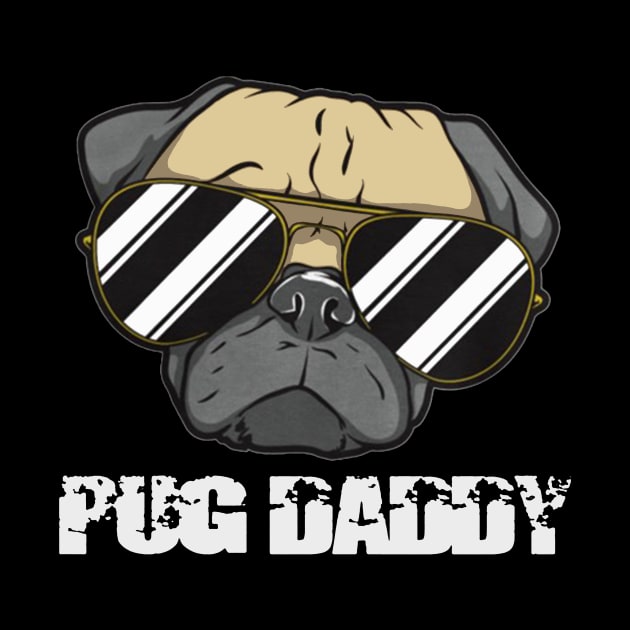 Pug Daddy Funny T-shirt For Men Women Lover Pug by darius2019