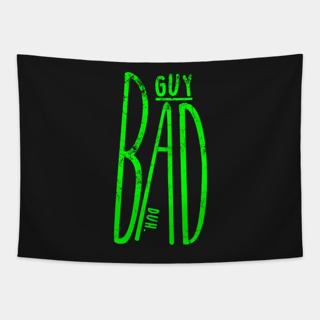 Bad Guy Green - Billie Eilish Tapestry by MorvernDesigns