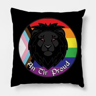 An Tir Pride - Pride Progress - Populace Badge Style 2 Pillow