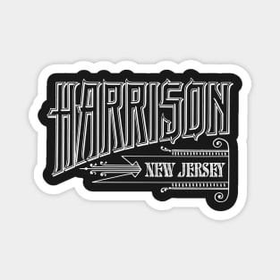 Vintage Harrison, NJ Magnet