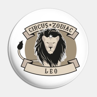 Circus Zodiac Leo Pin