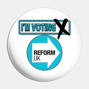 I'm Voting Reform UK Pin