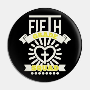 Fifth Grade Squad T Shirt For Women Men Pin