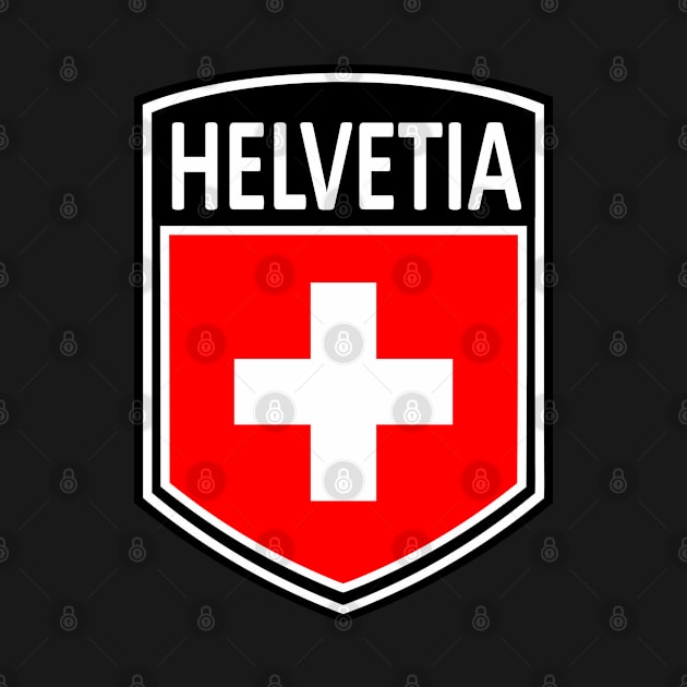 Flag Shield - Helvetia by Taylor'd Designs