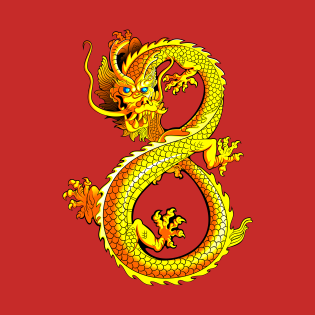 the Dragon by Karlov Print