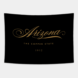 Arizona Calligraphic Lettering Tapestry