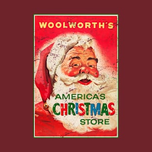 Distressed Woolworth's America's Christmas Store T-Shirt