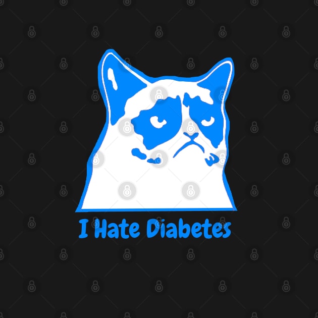 I Hate Diabetes Blue by CatGirl101