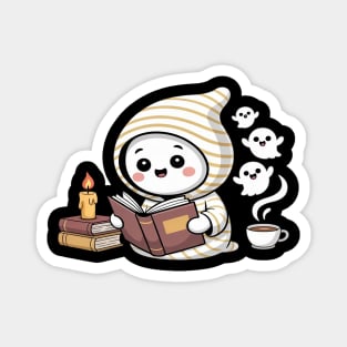 Occult Cat Candlelight Reading Magnet