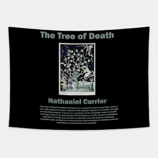 Discover the Haunting Elegance: Tree of Death T-Shirt Print Tapestry