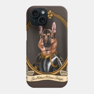 Renaissance Dog - Sir Helmut Werner Schäfer (A German Shepherd) Phone Case