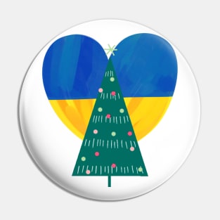 Christmas with Ukraine Pin