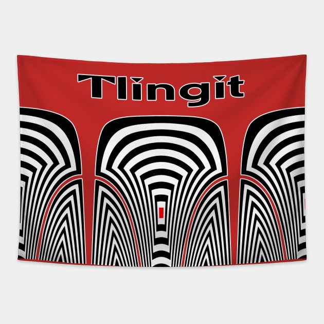 Tlingit Tribute Alaska Tapestry by 2HivelysArt