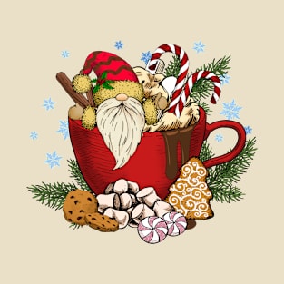 Christmas Elf & Hot Cocoa T-Shirt