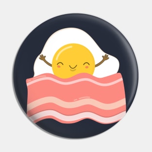 Kawaii Eggs and Bacon Pin