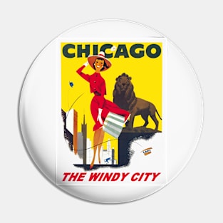 Chicago The Windy City Pin