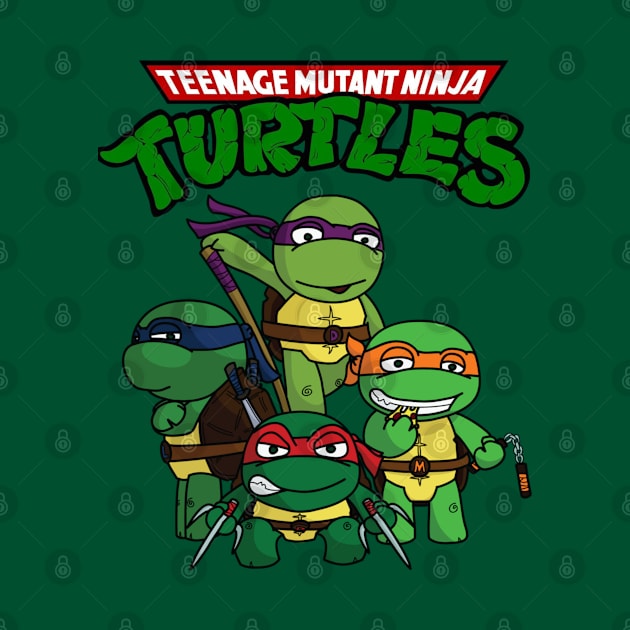 TMNT Ninja turtles kids by nurkaymazdesing