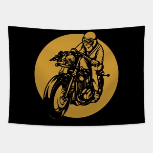 classic motorcycle Tapestry