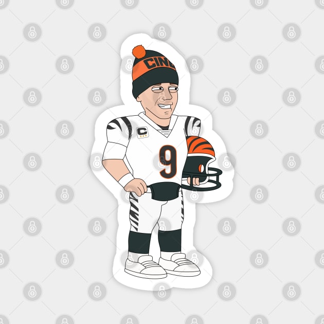 JOE BURROW / CARTOON Magnet by Jey13