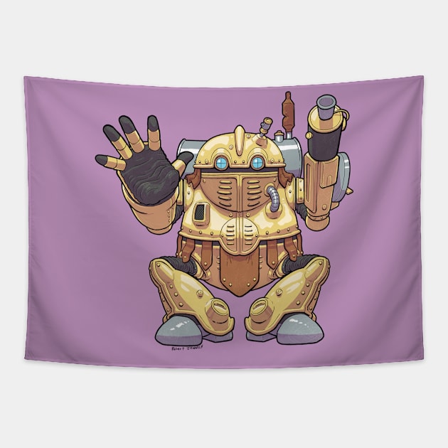 Robo Tapestry by JENNEX