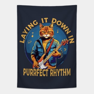 Laying it Down in Purr-fect Rhythm Tapestry