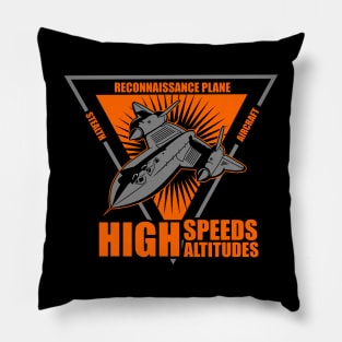 high speeds and altitudes AIRCRAFT Pillow