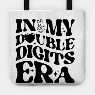 In My Double Digits Era Funny Quote Tote