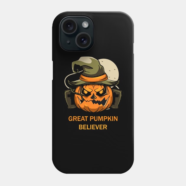 Great Pumpkin Believer Phone Case by FERRAMZ