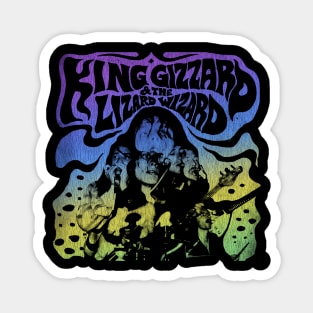 King Gizzard & Lizard Wizard Rainbow Magnet
