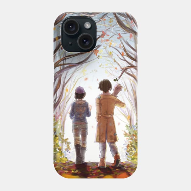 Clementine and Louis - The Walking Dead - Phone Case