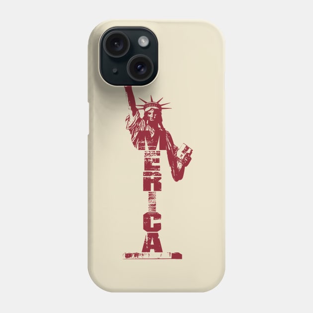 Statue Of Liberty Phone Case by mia_me