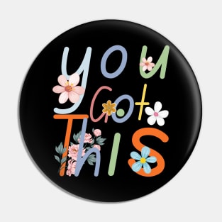 YOU GOT THIS groovy TEST DAY TEACHERS Pin