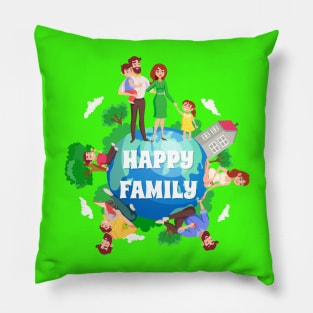 Happy Family Pillow