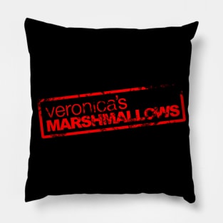 Veronica's Marshmallows Stamp Logo Pillow