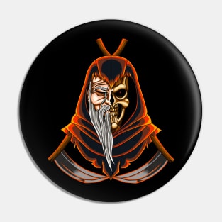 Grim reaper (red alt) Pin