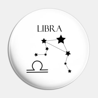 Libra Zodiac Horoscope Constellation Sign Pin