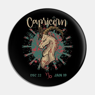 Perfect gift for Capricorn Pin