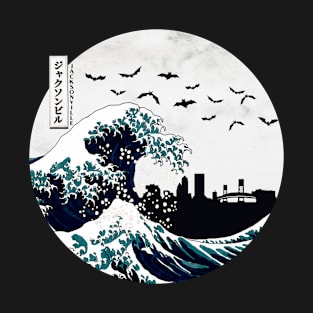 Jacksonville Kanagawa Wave Dark T-Shirt