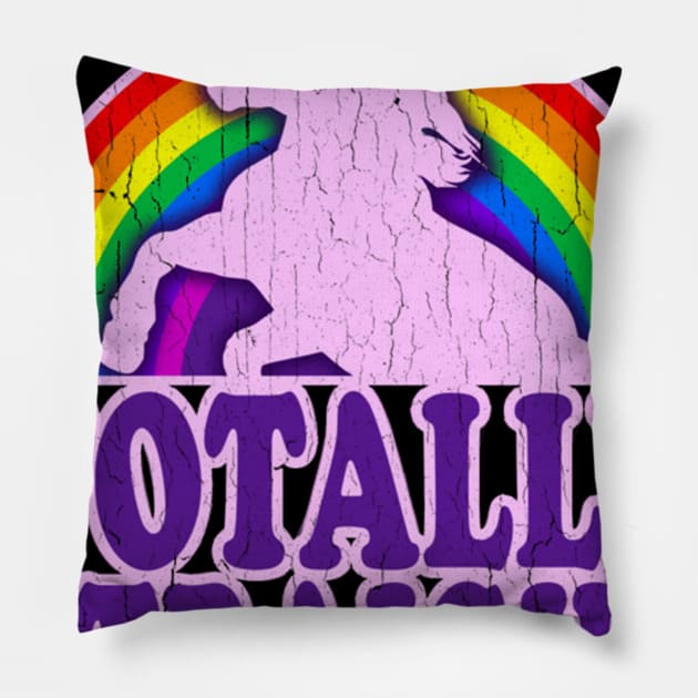 Funny - Totally Straight Unicorn Rainbow Pillow by zaymen.bouragba